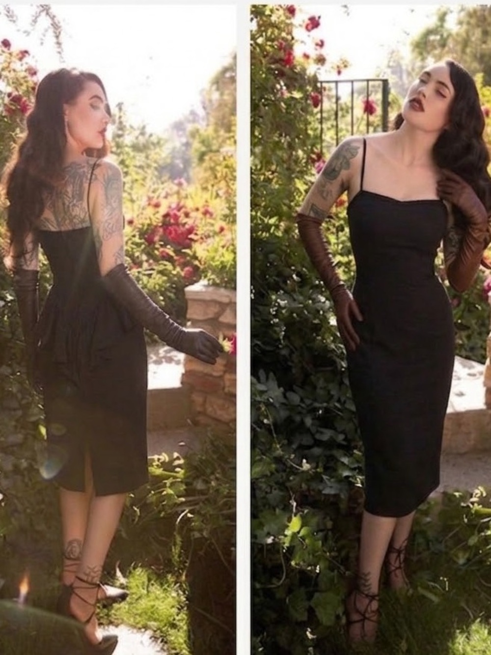 🔥Vintage 1940s Inspired Strappy Dress with Peplum Style Ruffle & Fringe on Back
